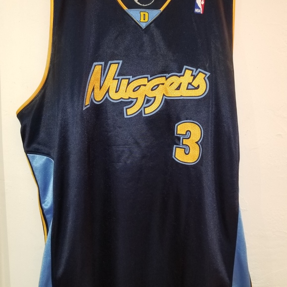 COPY - NBA Authentic Allen Iverson Denver Nuggets Jersey - Picture 1 of 3